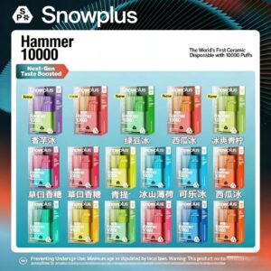 SnowPlus大板砖10000口 香港正品一次性雾化烟