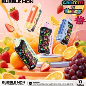 Bubblemon 35000口超長續航、雙霧化芯、雙模式、智能LED屏幕