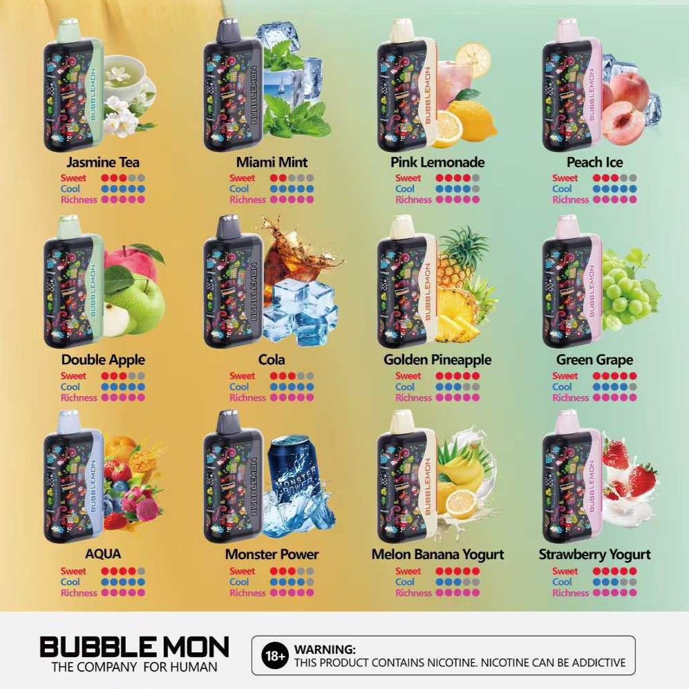 韩国Bubblemon电子烟一代到四代全解析｜韩国潮牌电子烟选购指南零度霧 