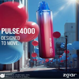 冰熊ZGAR Plus 4000颯潮一次性电子烟，4000口长效续航，升级Zeramica陶瓷芯，冰感多口味