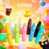 Song A06 萌宠系列一次性电子烟 8000口 可充电 12ml大容量 网芯雾化