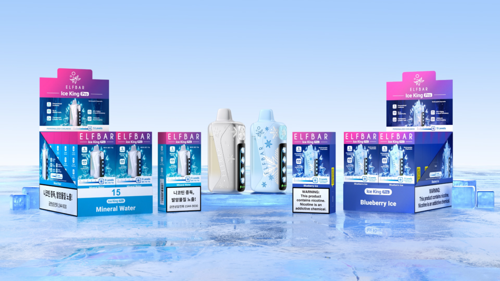 王嘉尔同款ELFBAR Ice King Pro 40K一次性雾化器
