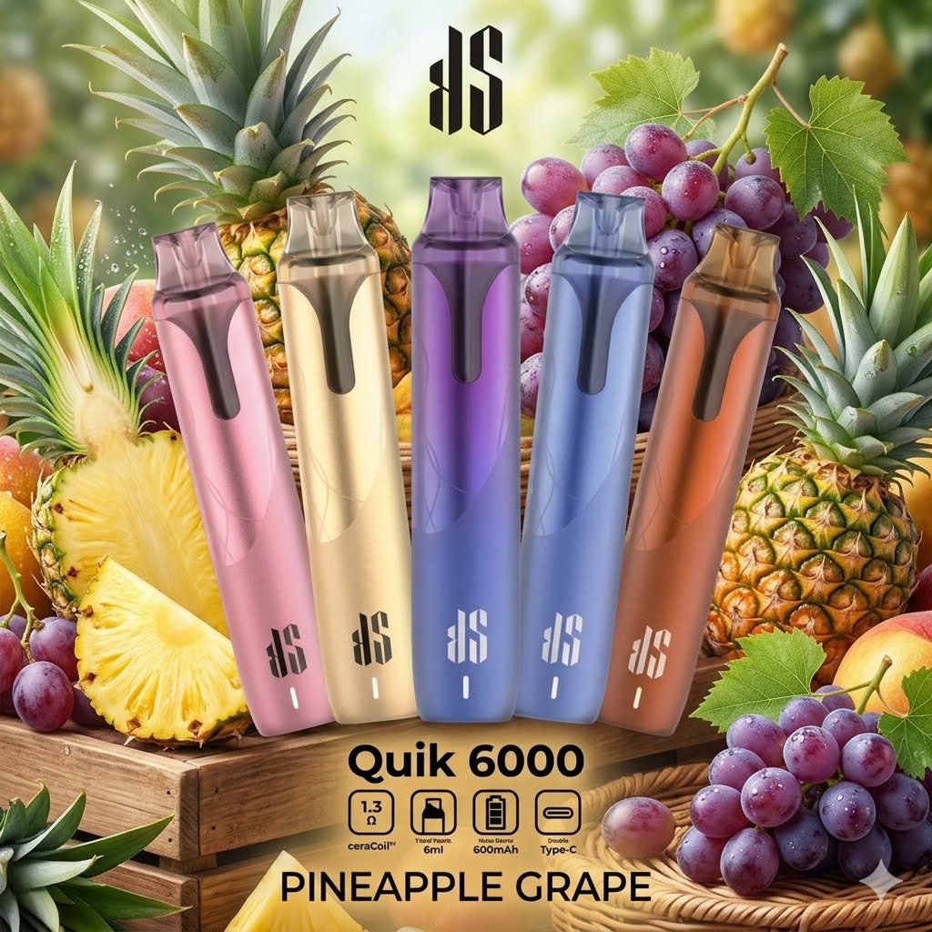 【17種精選口味】KS QUIK 6000 Puffs 一次性電子煙|600mAh可充電·小黑條三代 頂級陶瓷芯 1 【17種精選口味】KS QUIK 6000 Puffs 一次性電子煙|600mAh可充電·小黑條三代 頂級陶瓷芯