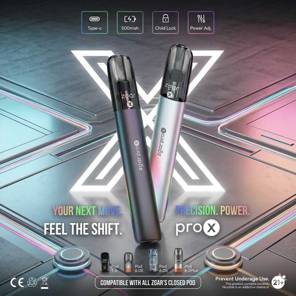 【2026全新旗艦】冰熊ZGAR pro X 智能調壓煙桿|相容5.0/6.0/6.0Plus全系列煙彈|極致金屬質感 1 【原廠正品】冰熊ZGAR proX 電子煙桿|內置童鎖更安心|Type-C快充·強勁續航 擊喉感自由掌控