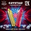 Al Fakher Crown Bar Crystal V2 12K 钻典版。12000口大容量,FOX芯片,双显屏,提供20种经典口味,现货速发!